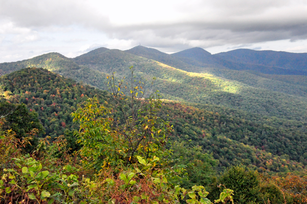 fall colors on The Blue Ridge Parkway